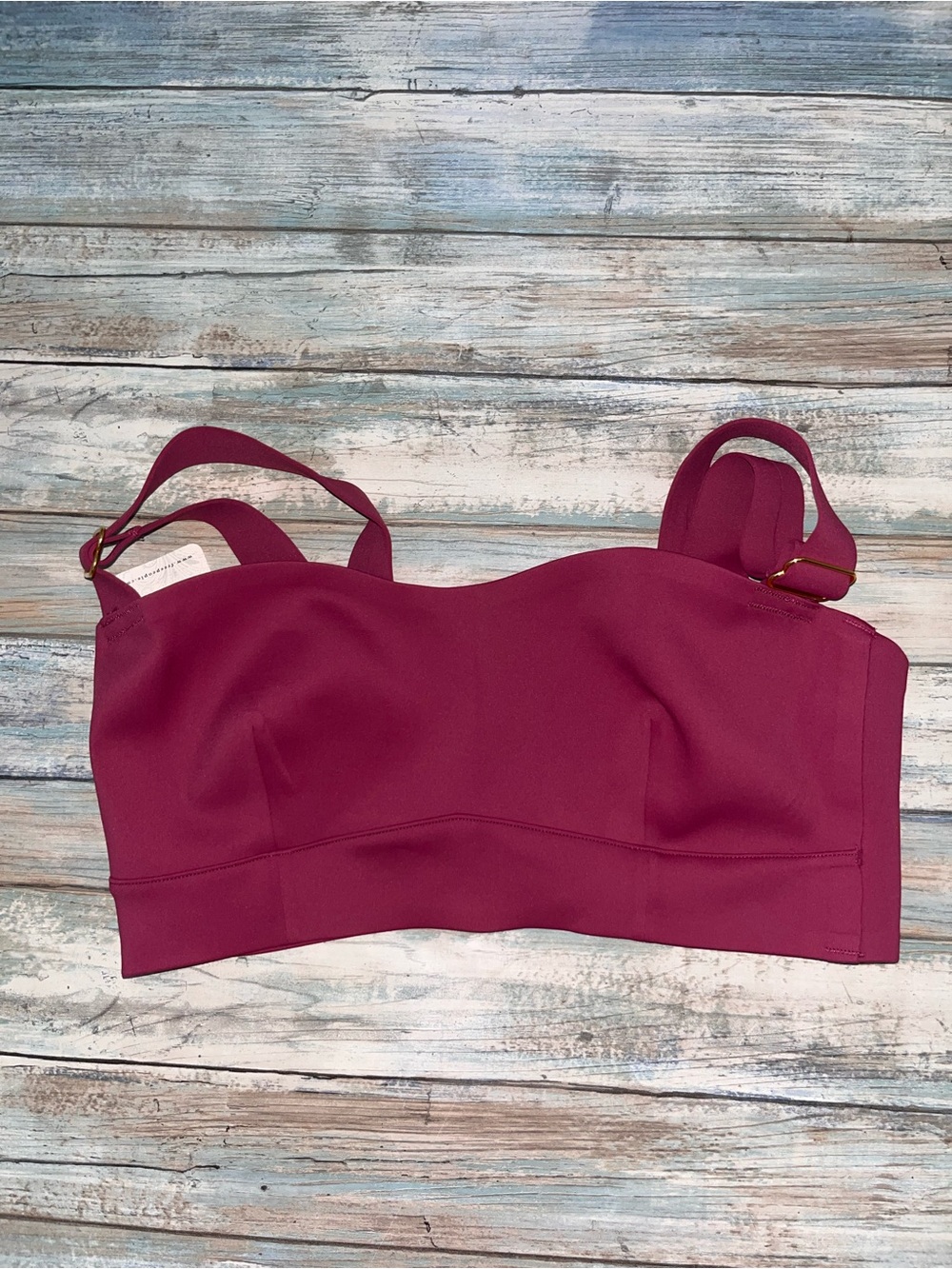 Free People Intimately Dried Rose Longline Bra Bralette Crop Top NWT S - Picture 2 of 5